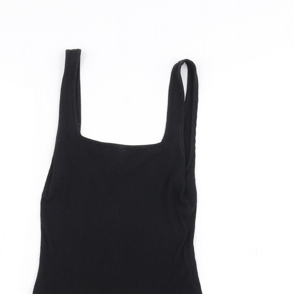 Topshop Womens Black   Bodysuit One-Piece Size 10