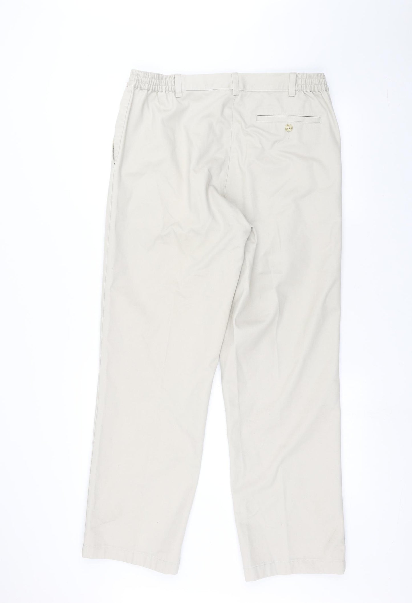 debinhams Mens White   Trousers  Size 34 in L30 in