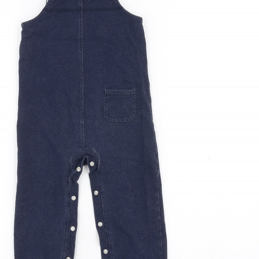 John Lewis Baby Blue   Dungaree One-Piece Size 18-24 Months