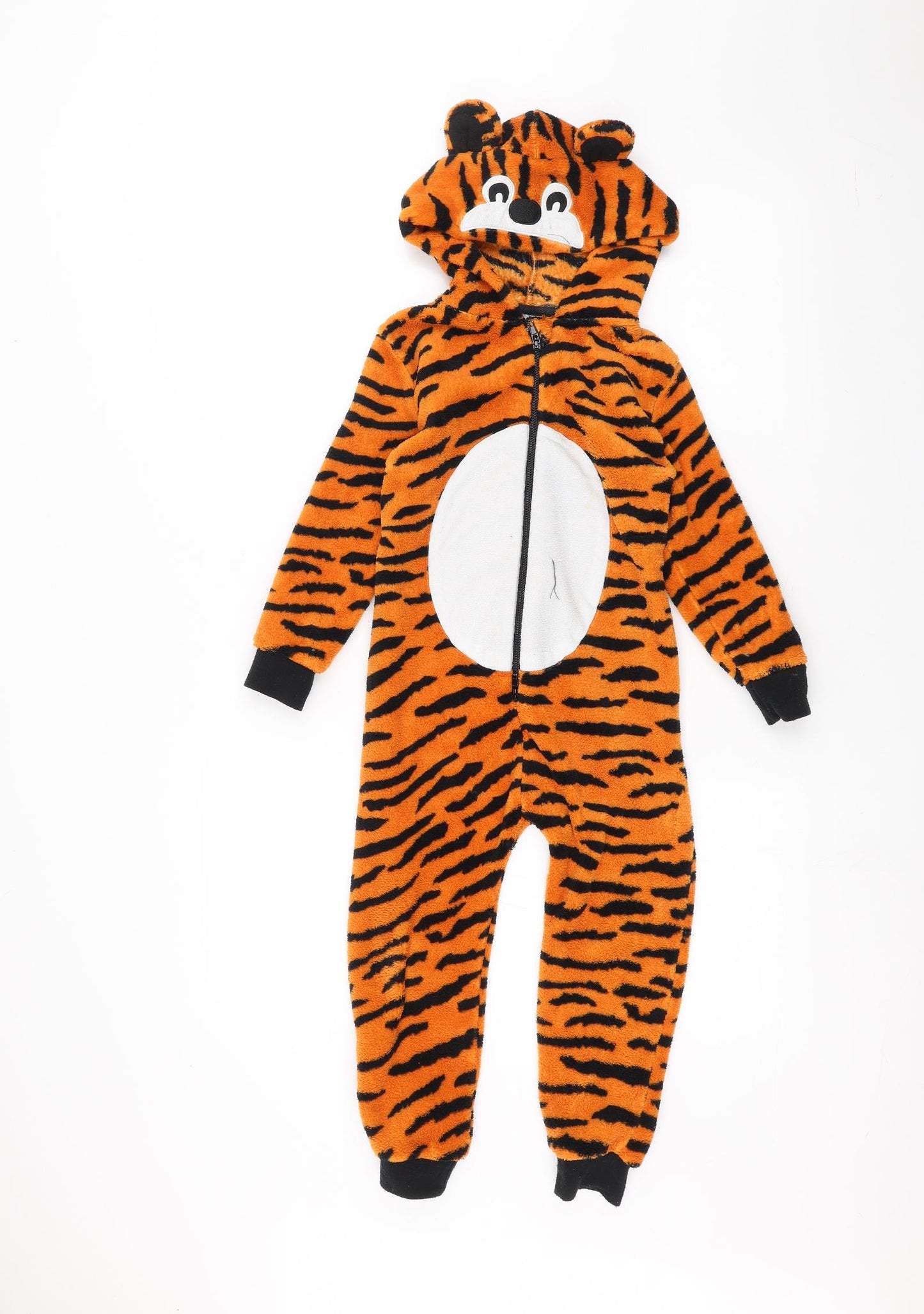 Animal Crazy Boys Orange Animal Print   One Piece Size 3-4 Years  - Tiger