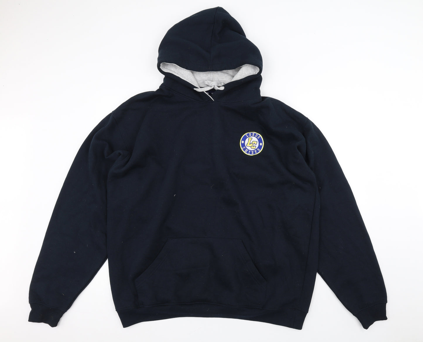 Uneek Mens Blue   Pullover Hoodie Size 2XL