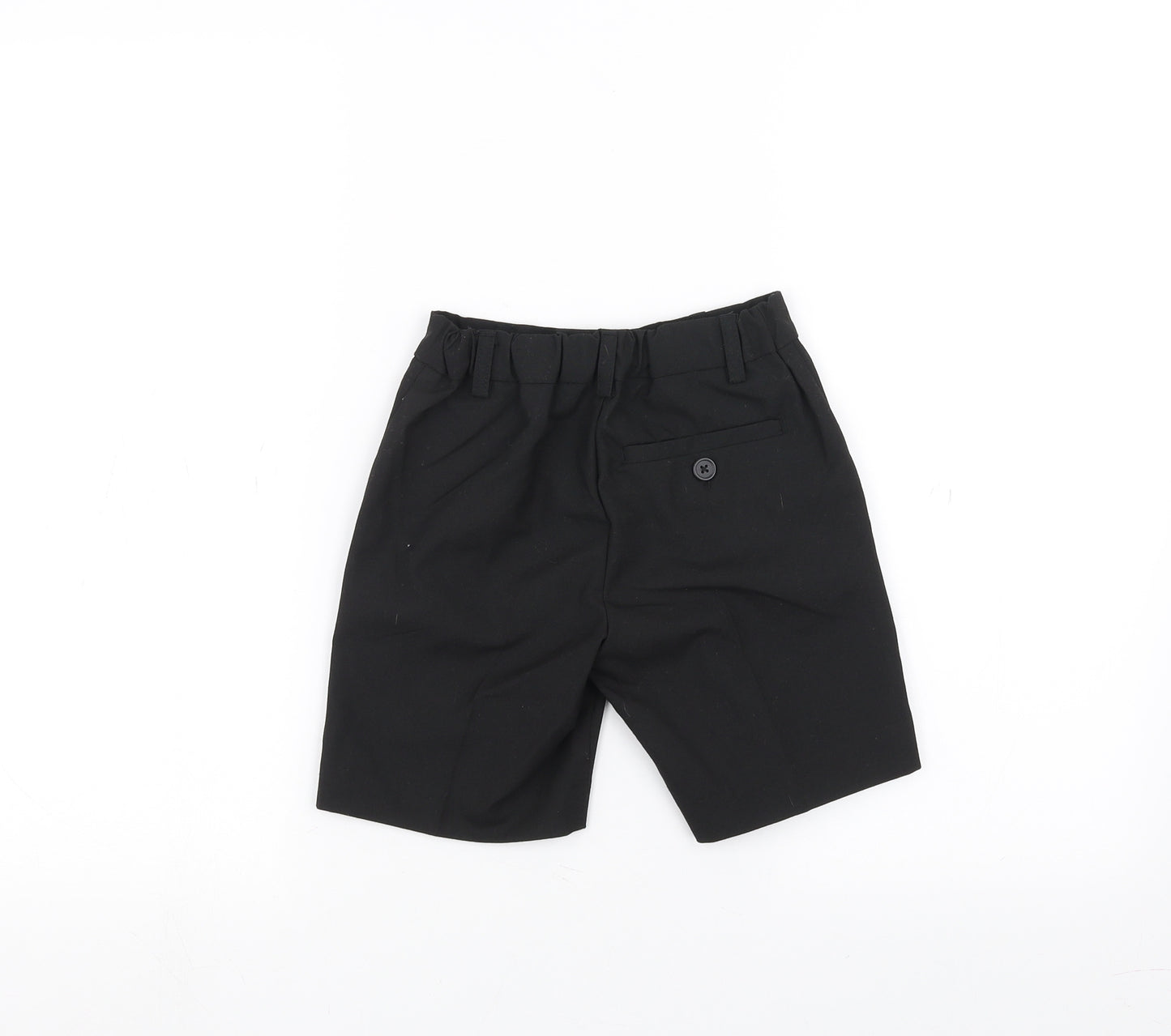 Nutmeg Boys Black   Chino Shorts Size 3-4 Years - School