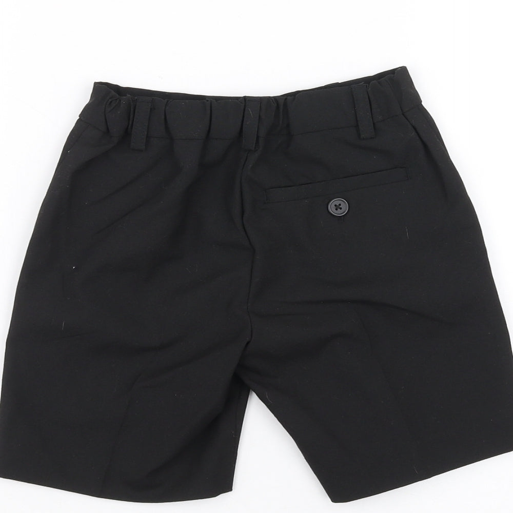 Nutmeg Boys Black   Chino Shorts Size 3-4 Years - School