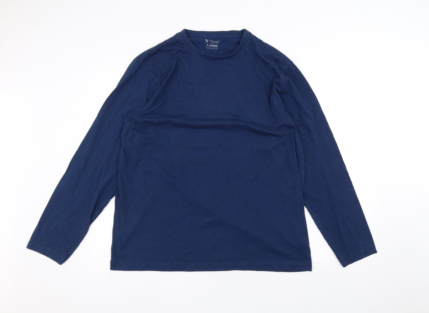 TU Mens Blue    T-Shirt Size XL