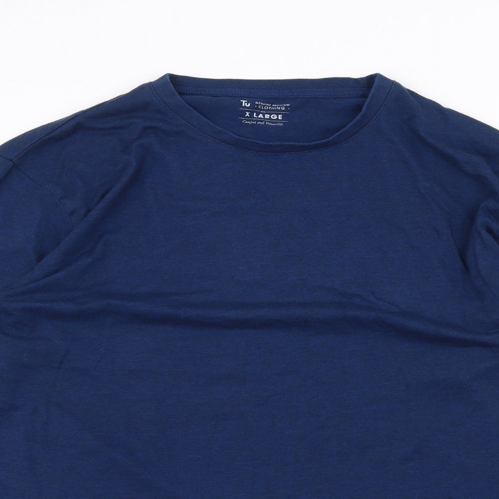 TU Mens Blue    T-Shirt Size XL