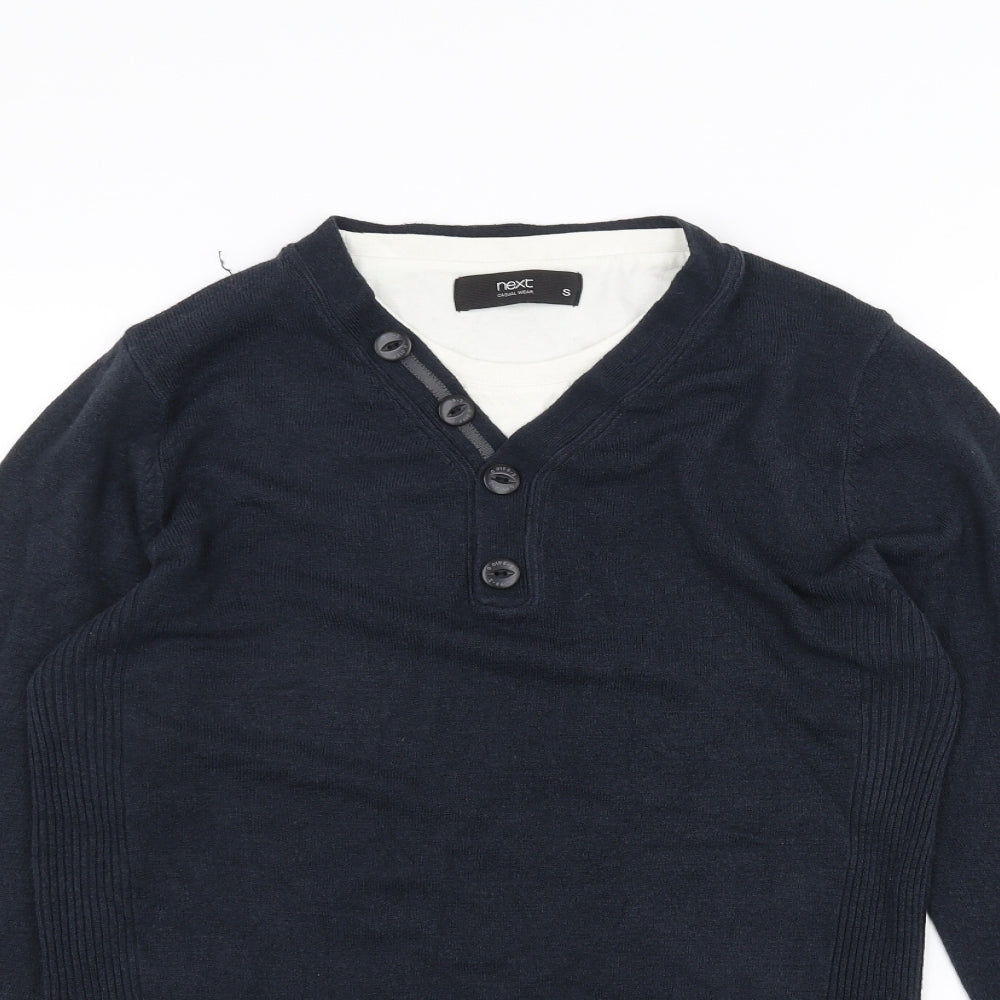 NEXT Womens Blue   Pullover Jumper Size S