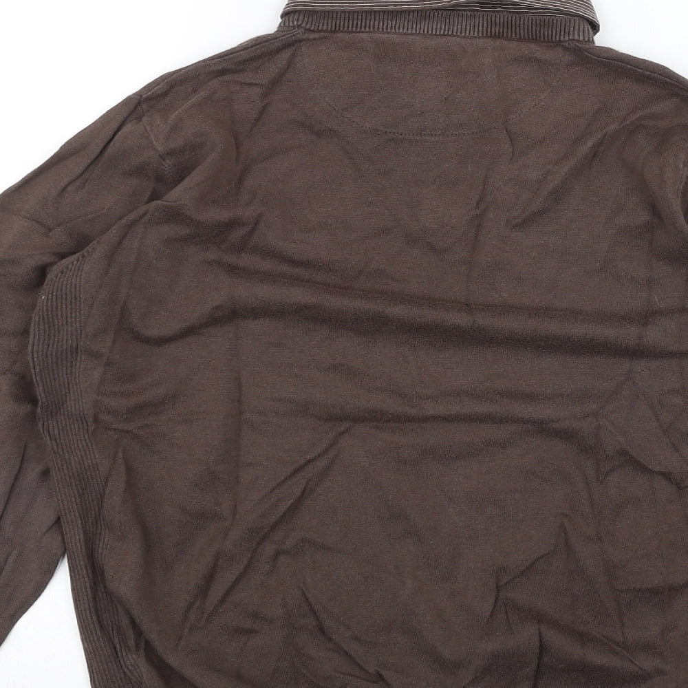NEXT Mens Brown   Pullover Jumper Size S