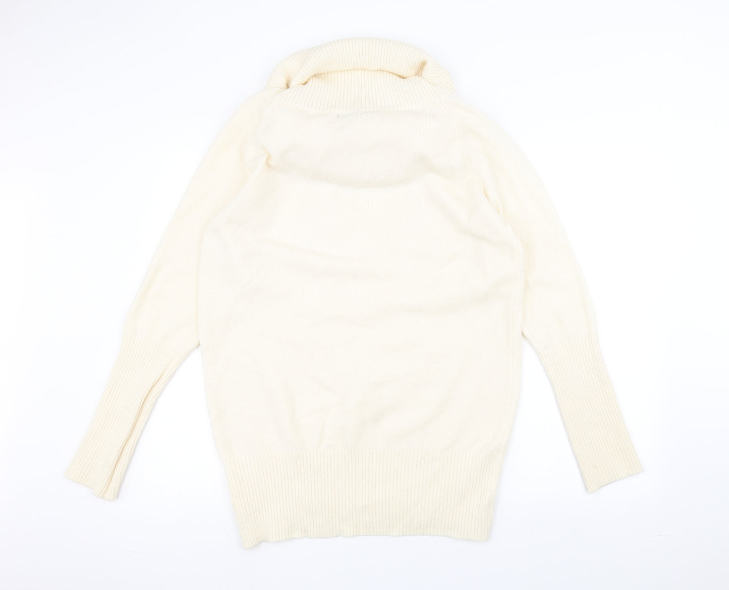 sheilay Womens White   Pullover Jumper Size S