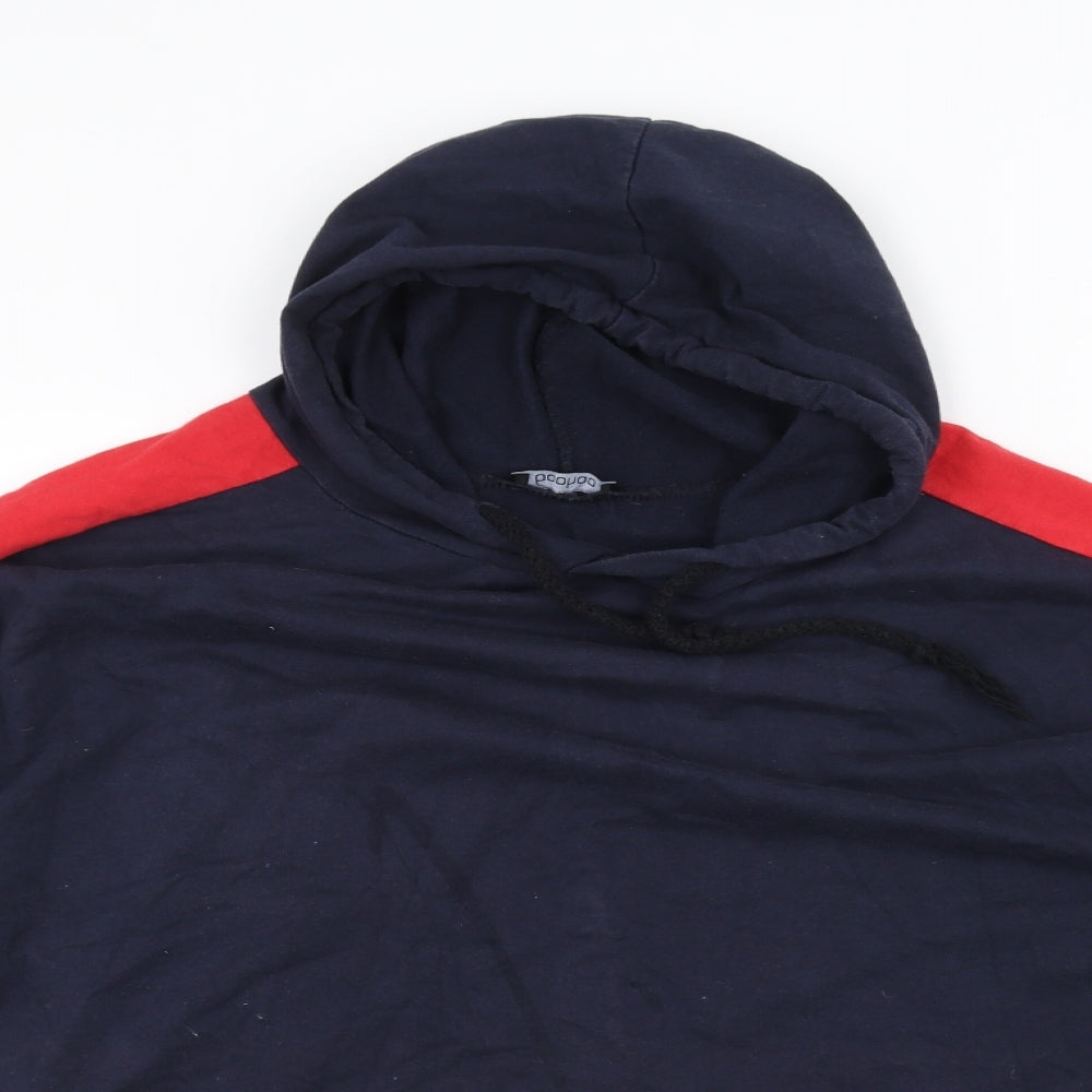 Boohoo Womens Blue   Pullover Hoodie Size 14