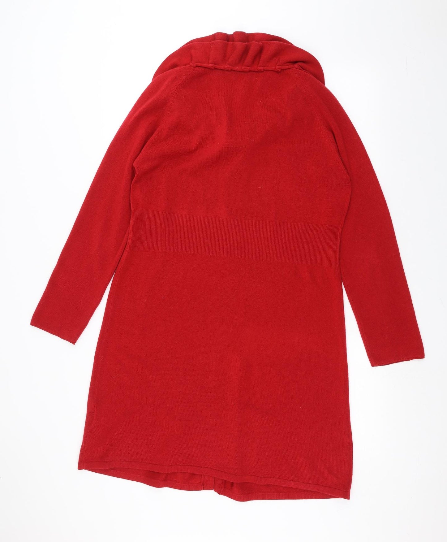 Per Una Womens Red   Jacket Coatigan Size 16