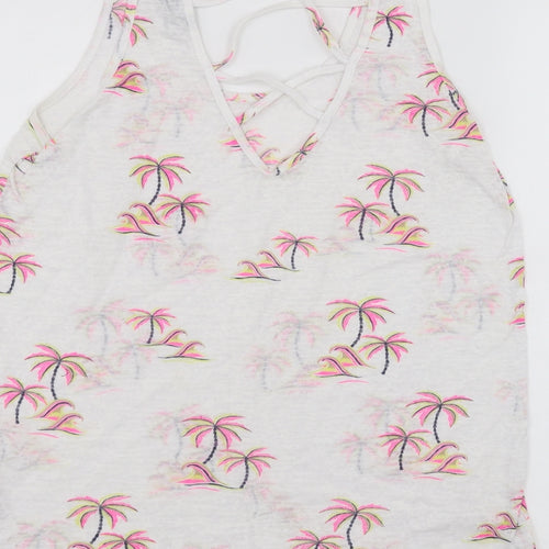 New Look Womens White   Basic Tank Size 12