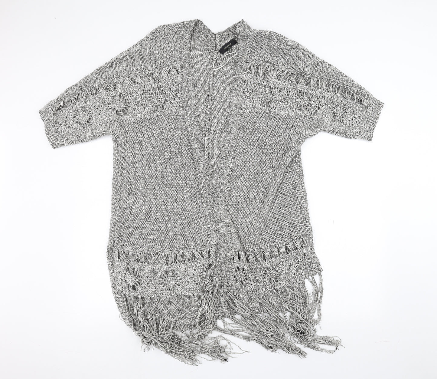 River Island Womens Grey   Jacket Coatigan Size 12