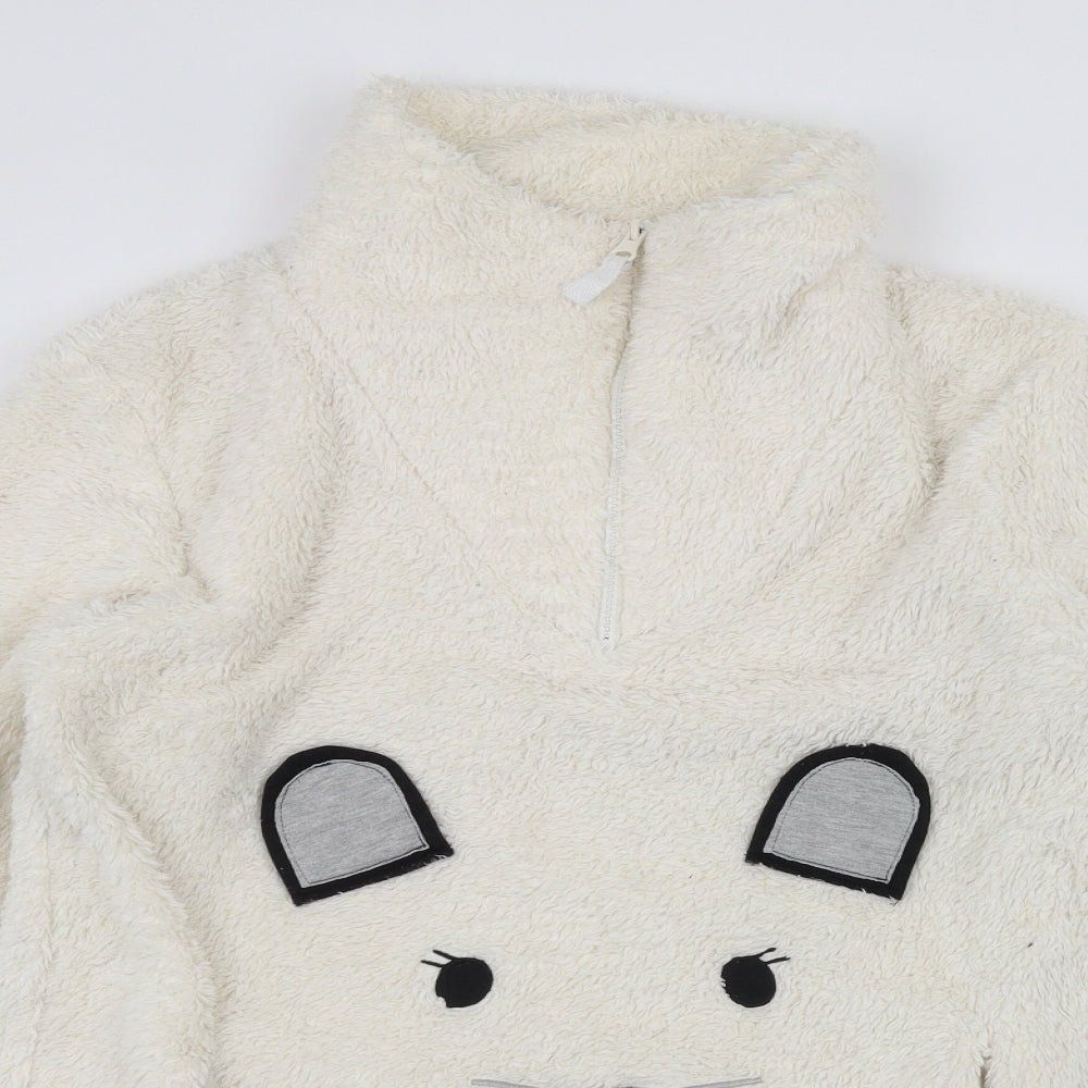 NEXT Womens White   Pullover Jumper Size M