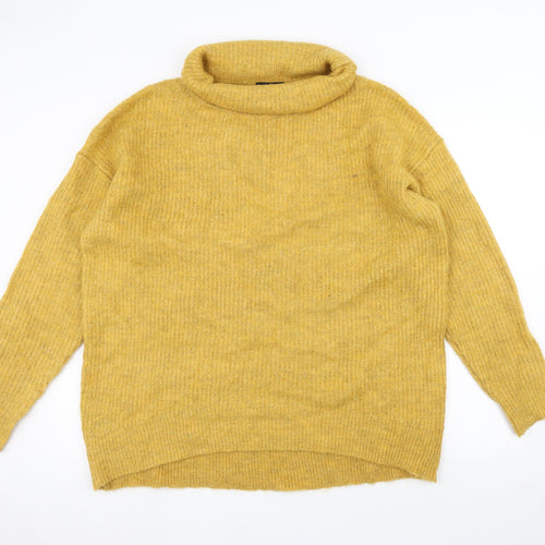 New Look Womens Yellow   Pullover Jumper Size L