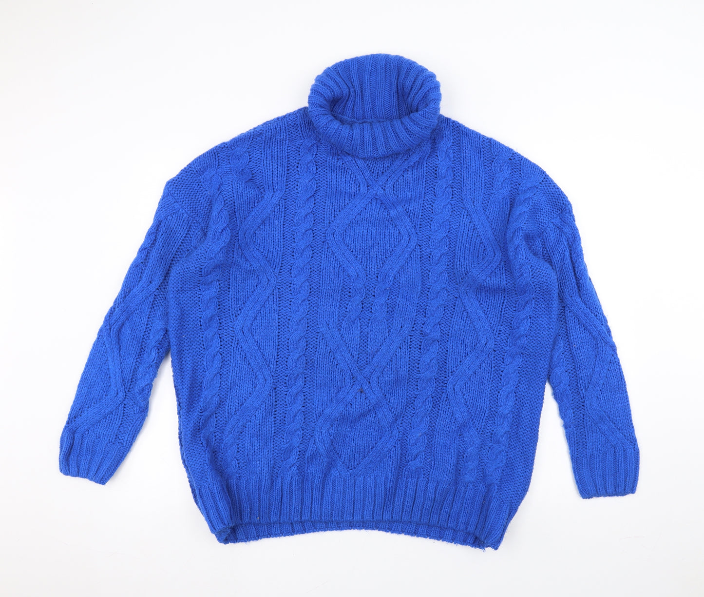 Primark Womens Blue  Knit Pullover Jumper Size M