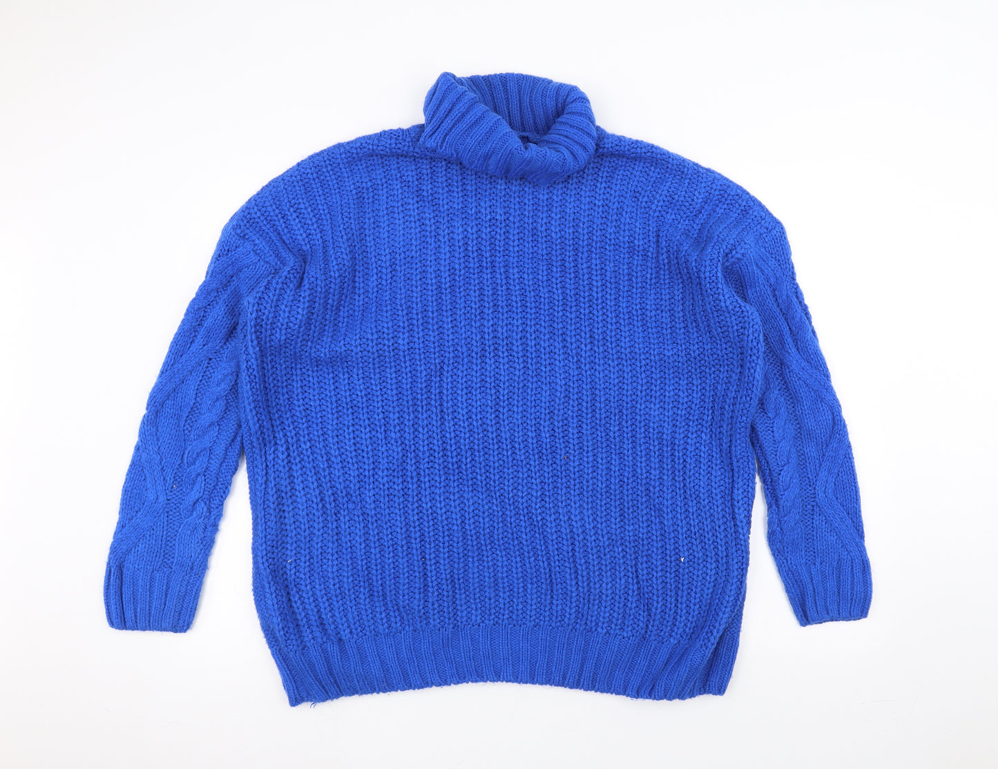Primark Womens Blue  Knit Pullover Jumper Size M