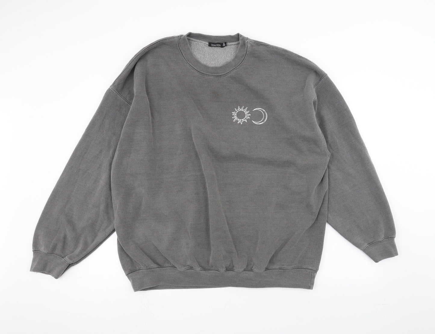 Boohoo Womens Grey   Pullover Jumper Size 22