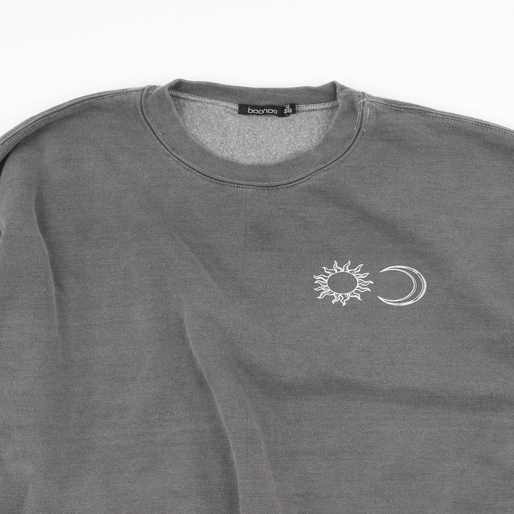 Boohoo Womens Grey   Pullover Jumper Size 22