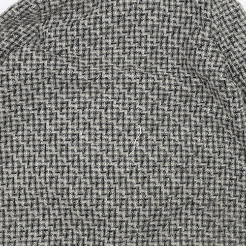 debinhams Womens Grey   Pea Coat Coat Size L