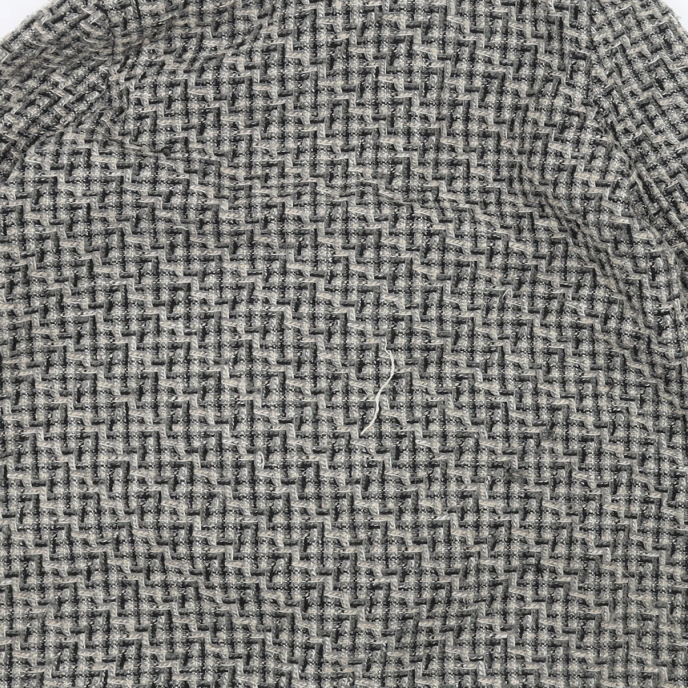 debinhams Womens Grey   Pea Coat Coat Size L