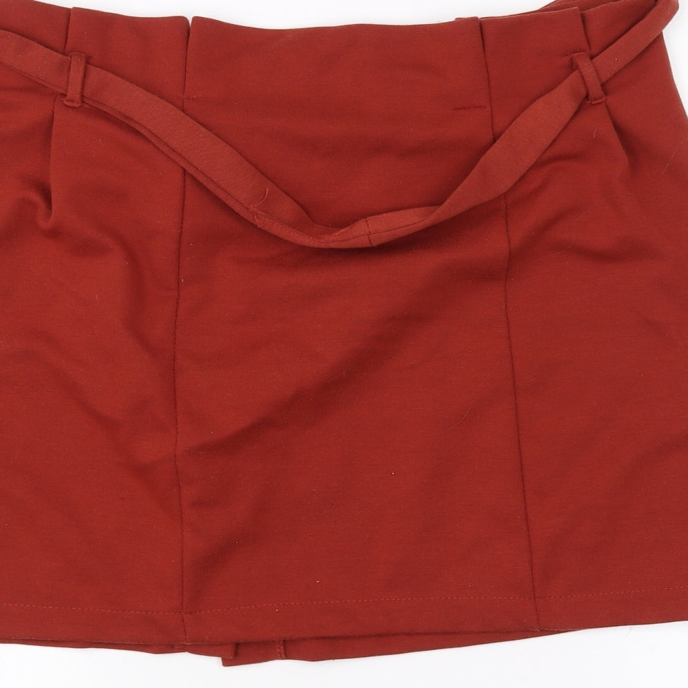 Primark Womens Orange   A-Line Skirt Size 18