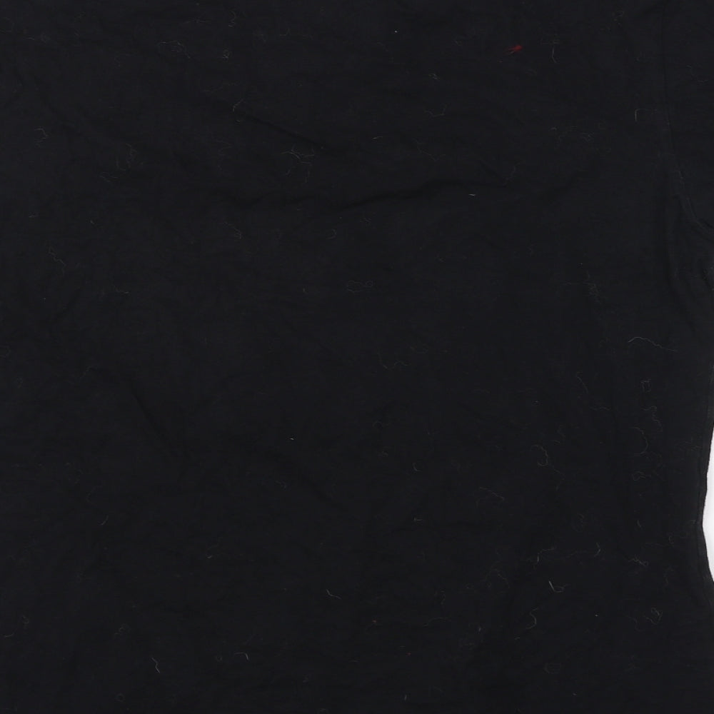 Preworn Mens Black    T-Shirt Size XL