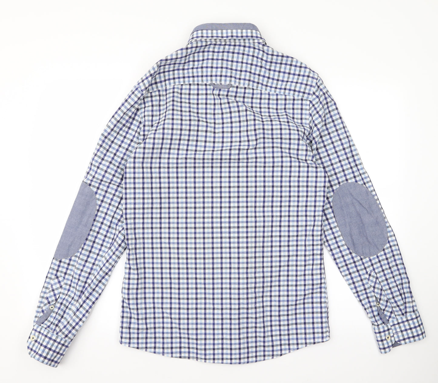 River Island Mens Blue    Button-Up Size M