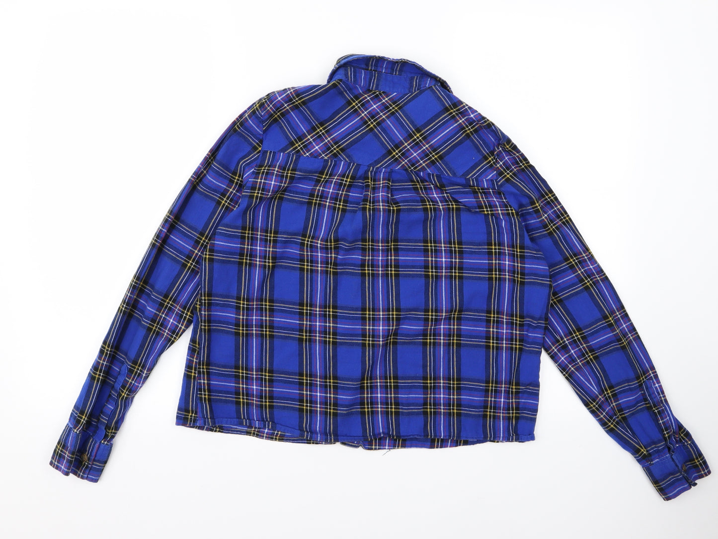 New Look Womens Blue   Basic Button-Up Size 10  - 8