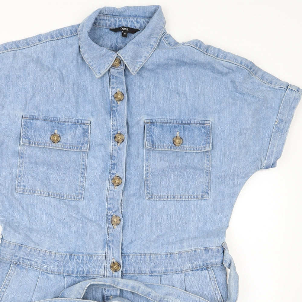 NEXT Womens Blue   Playsuit One-Piece Size 12