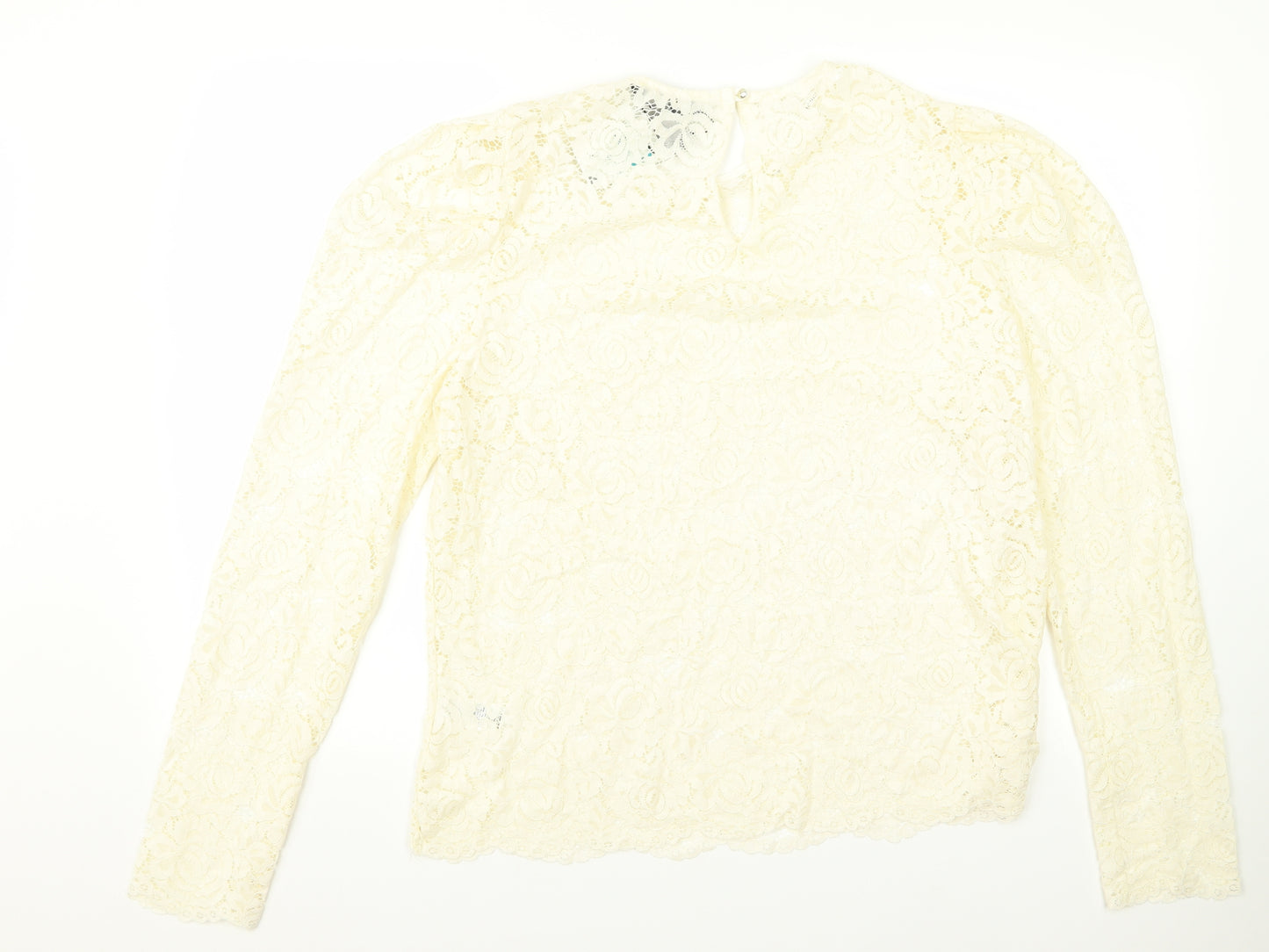 Primark Womens White   Basic Blouse Size 10