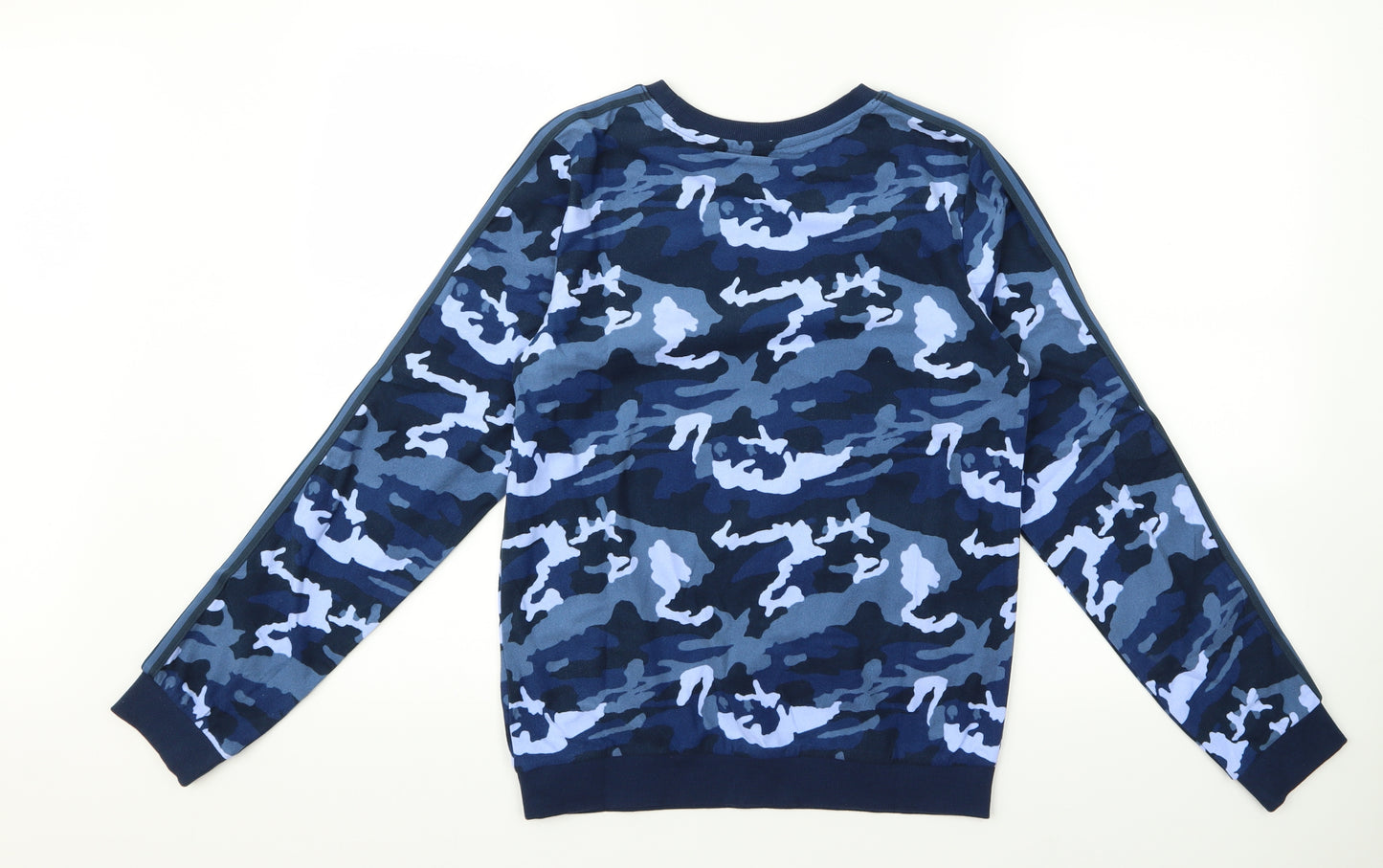 NEXT Boys Blue Camouflage Rayon Pullover Jumper Size 12 Years