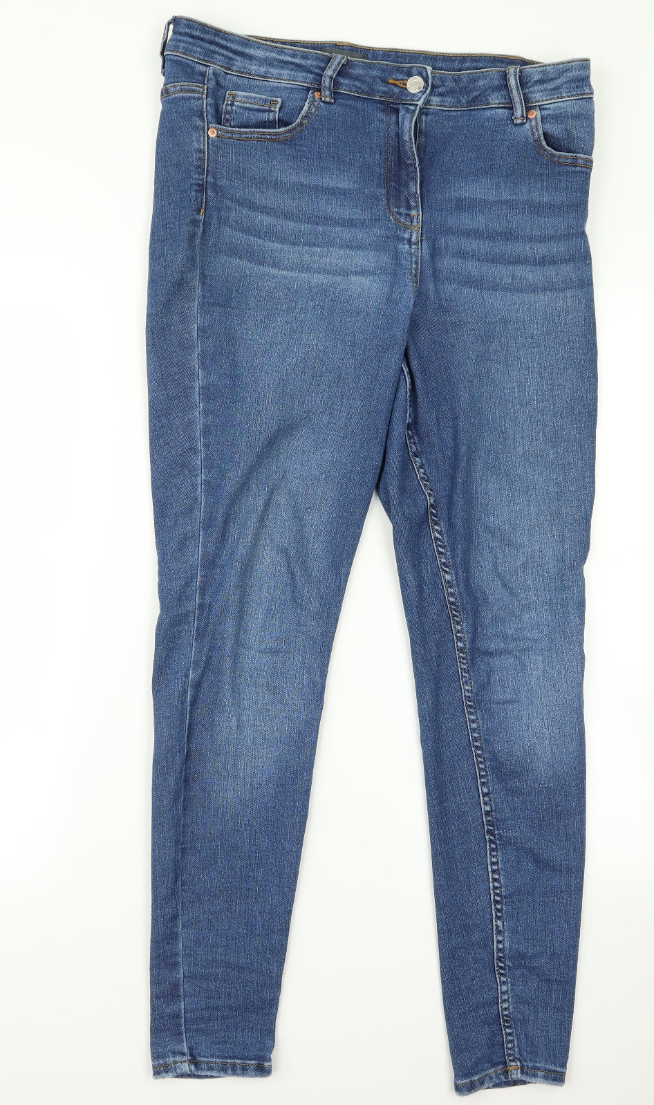 papya Womens Blue   Skinny Jeans Size 14 L28 in