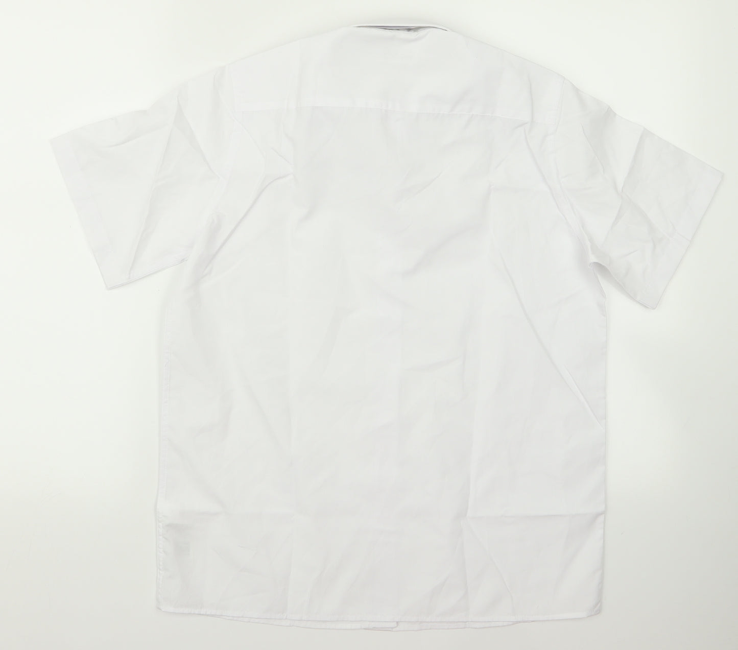 m&s Girls White   Basic Button-Up Size 14 Years