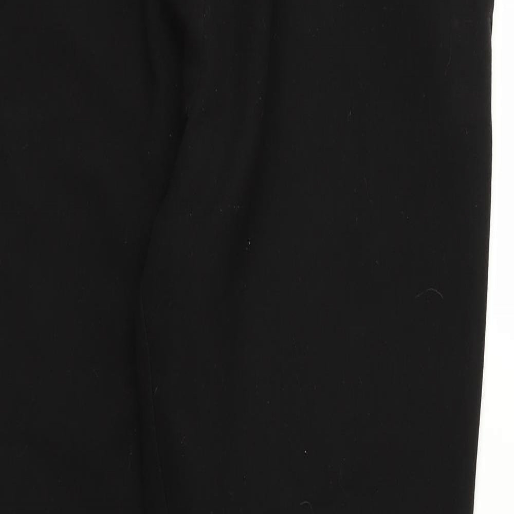 Papaya Womens Black   Trousers  Size 12 L28 in