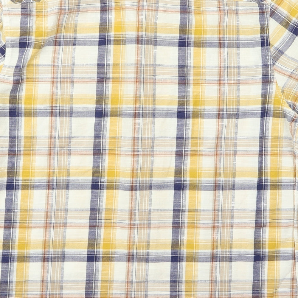 trair Womens Multicoloured   Basic Button-Up Size L  - v