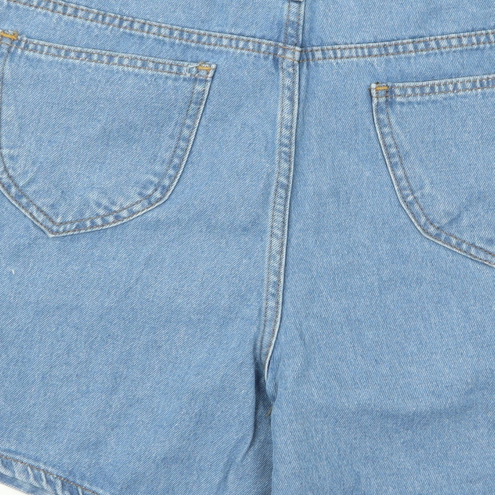 Nasty Gal Womens Blue  Denim Hot Pants Shorts Size 10