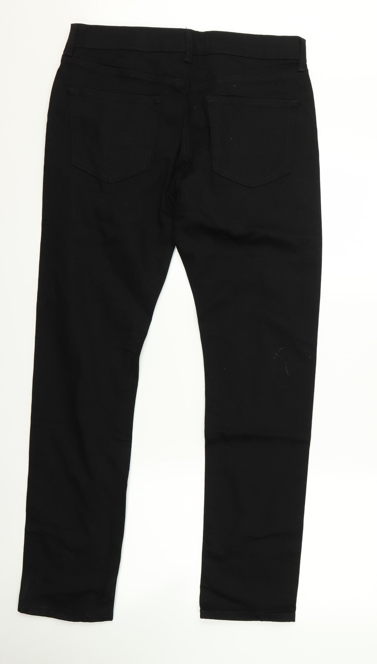 Topman Mens Black  Rayon Skinny Jeans Size 28 L32 in