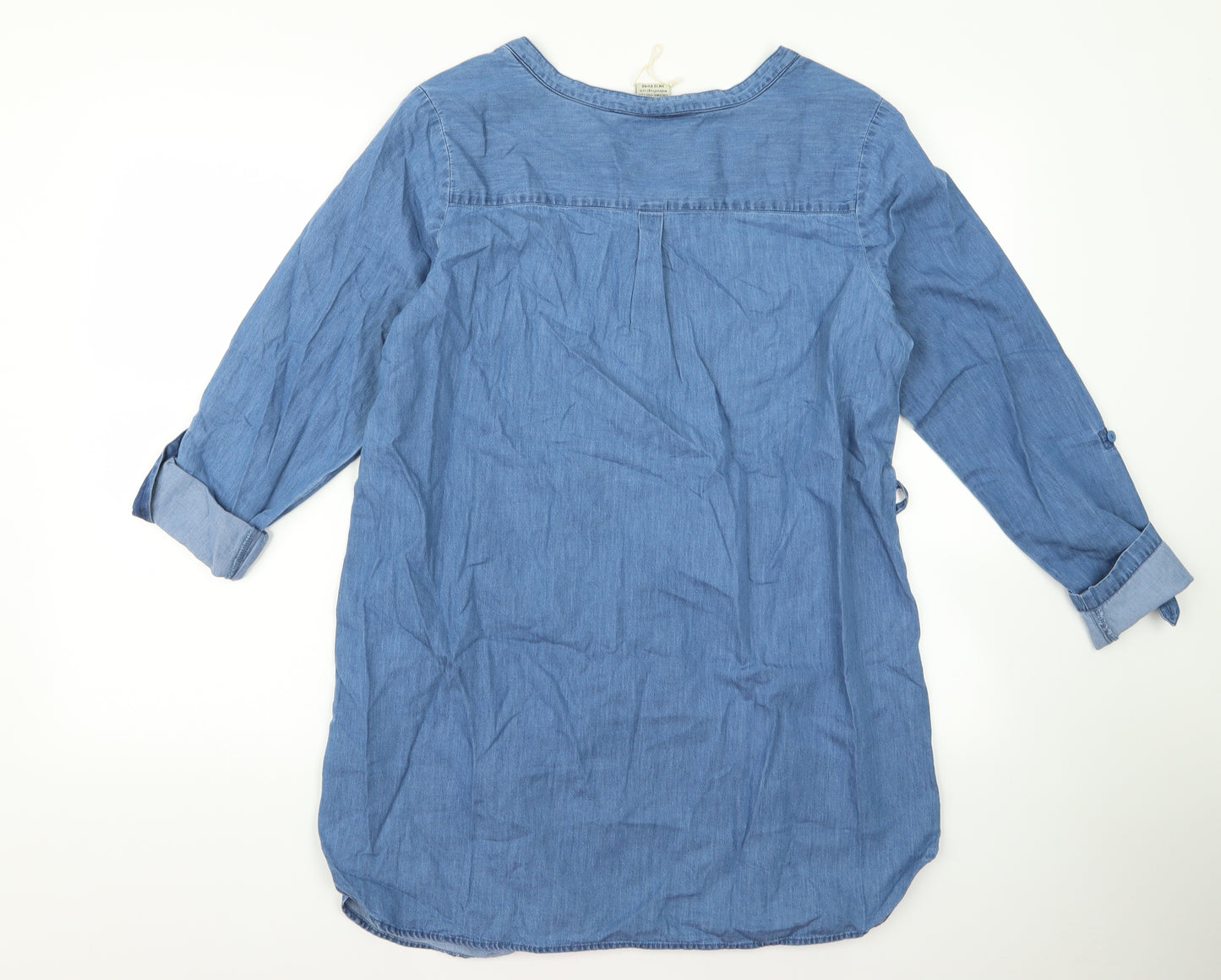 Frugi Womens Blue  Rayon Basic Blouse Size 12