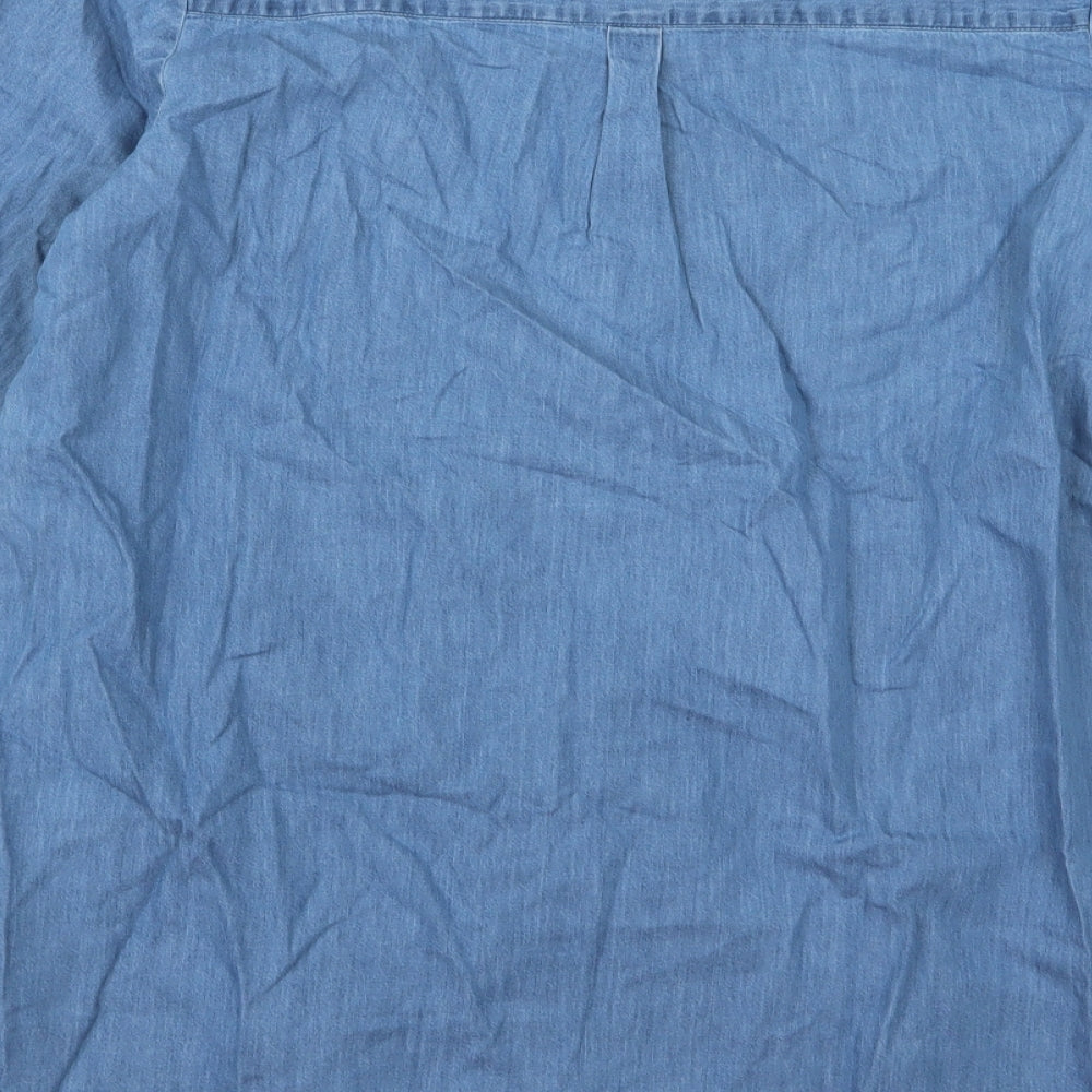 Frugi Womens Blue  Rayon Basic Blouse Size 12