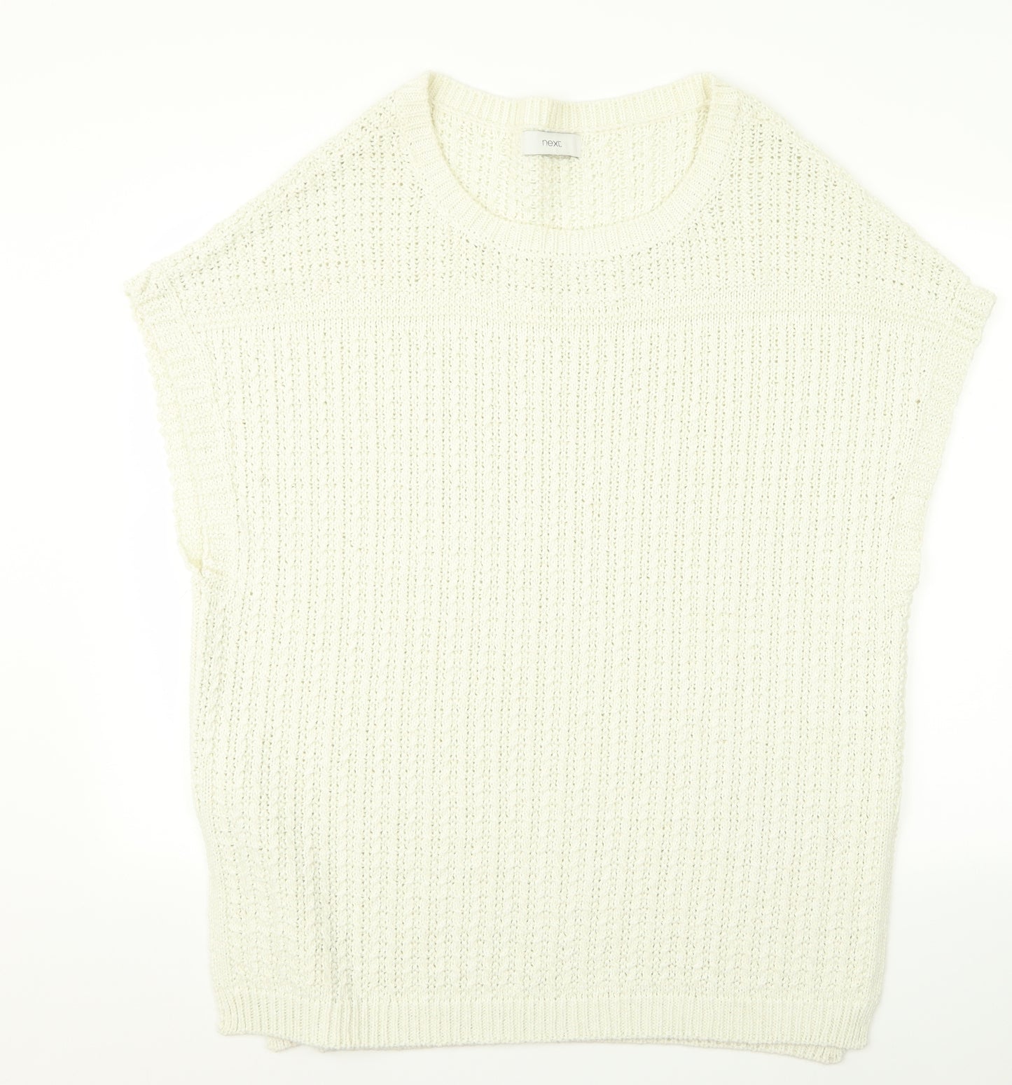 NEXT Womens White   Pullover Jumper Size XL