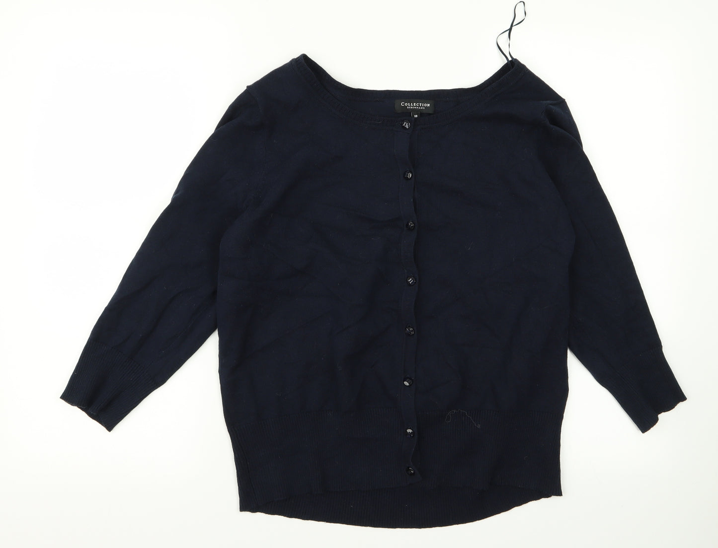 debanhams Womens Blue   Cardigan Jumper Size 18
