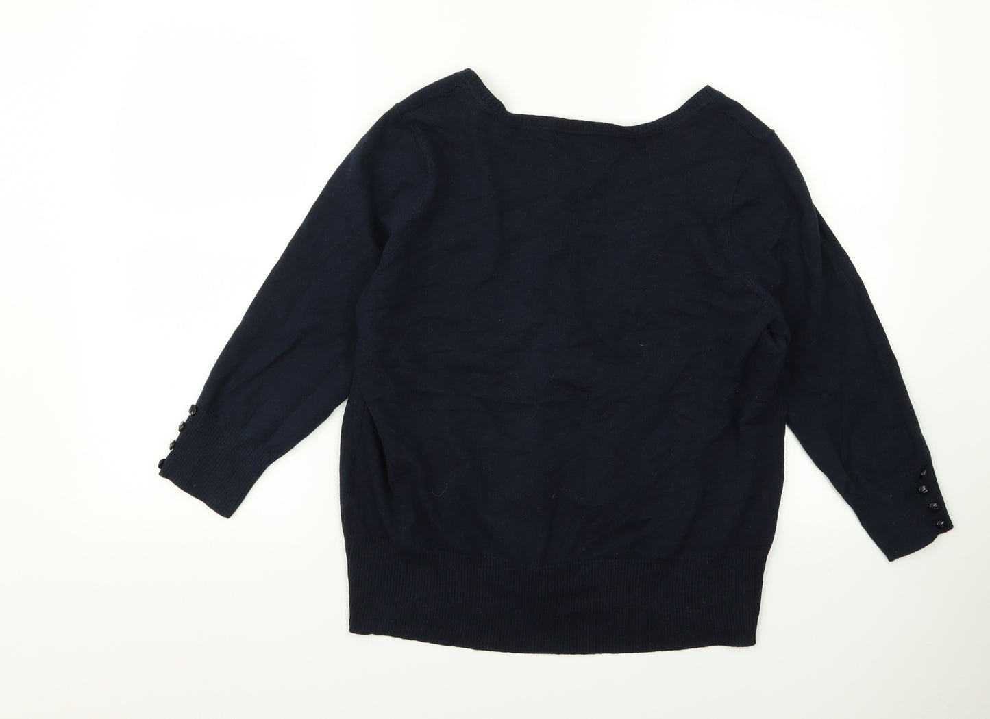 debanhams Womens Blue   Cardigan Jumper Size 18