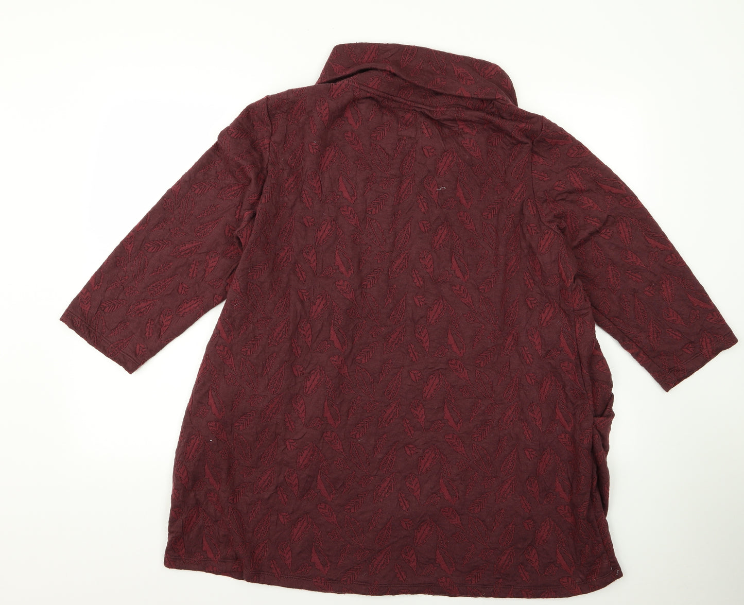 mantaray Womens Red  Rayon Jumper Dress  Size 22