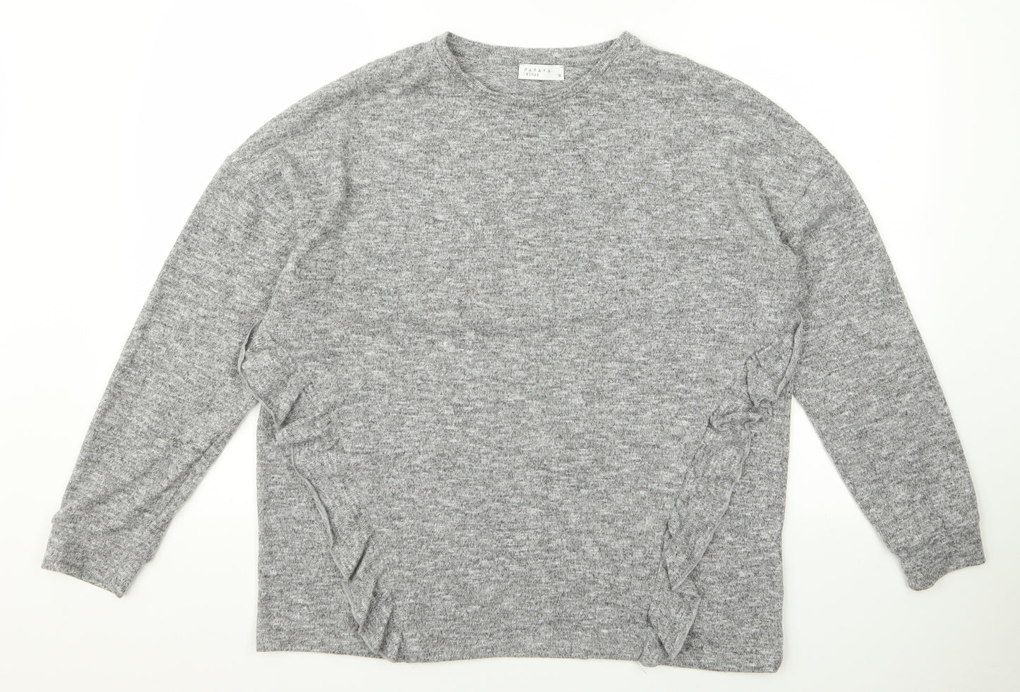 Papaya Womens Grey   Pullover Jumper Size 16