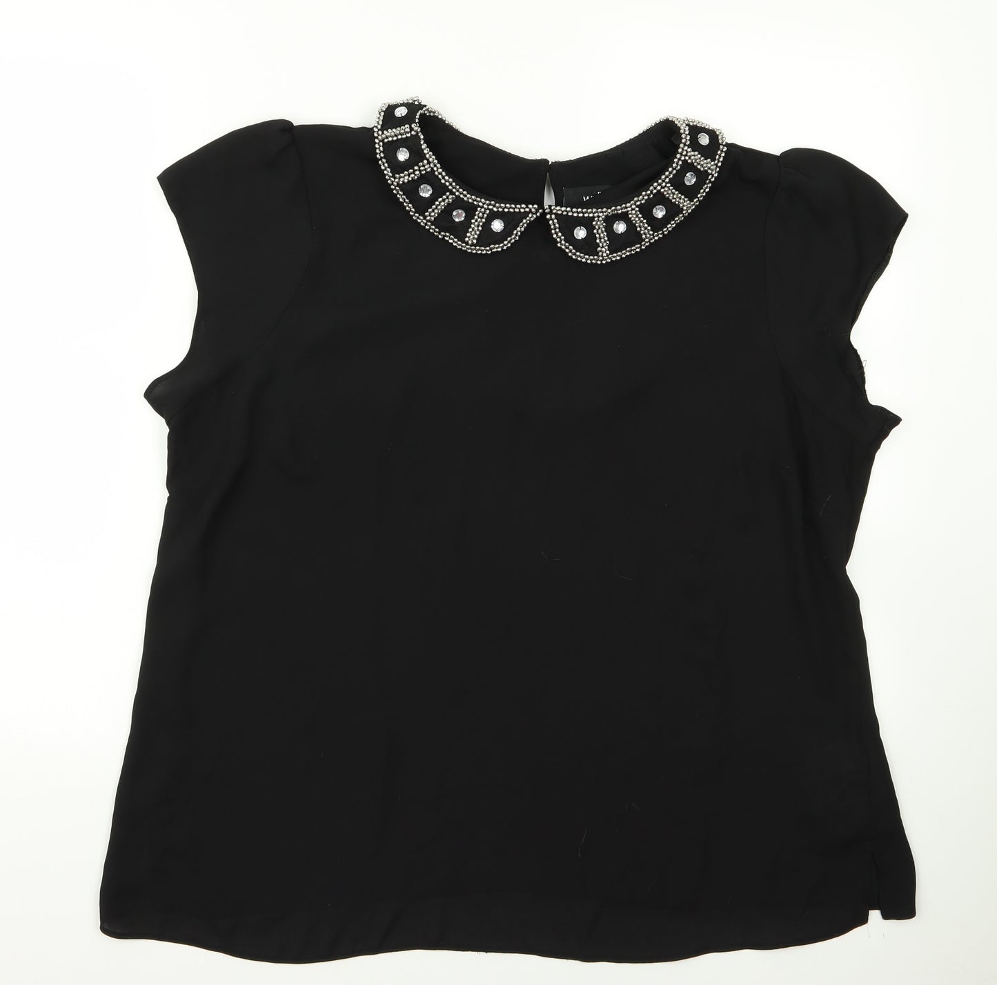 Wallis Womens Black   Basic Blouse Size 18