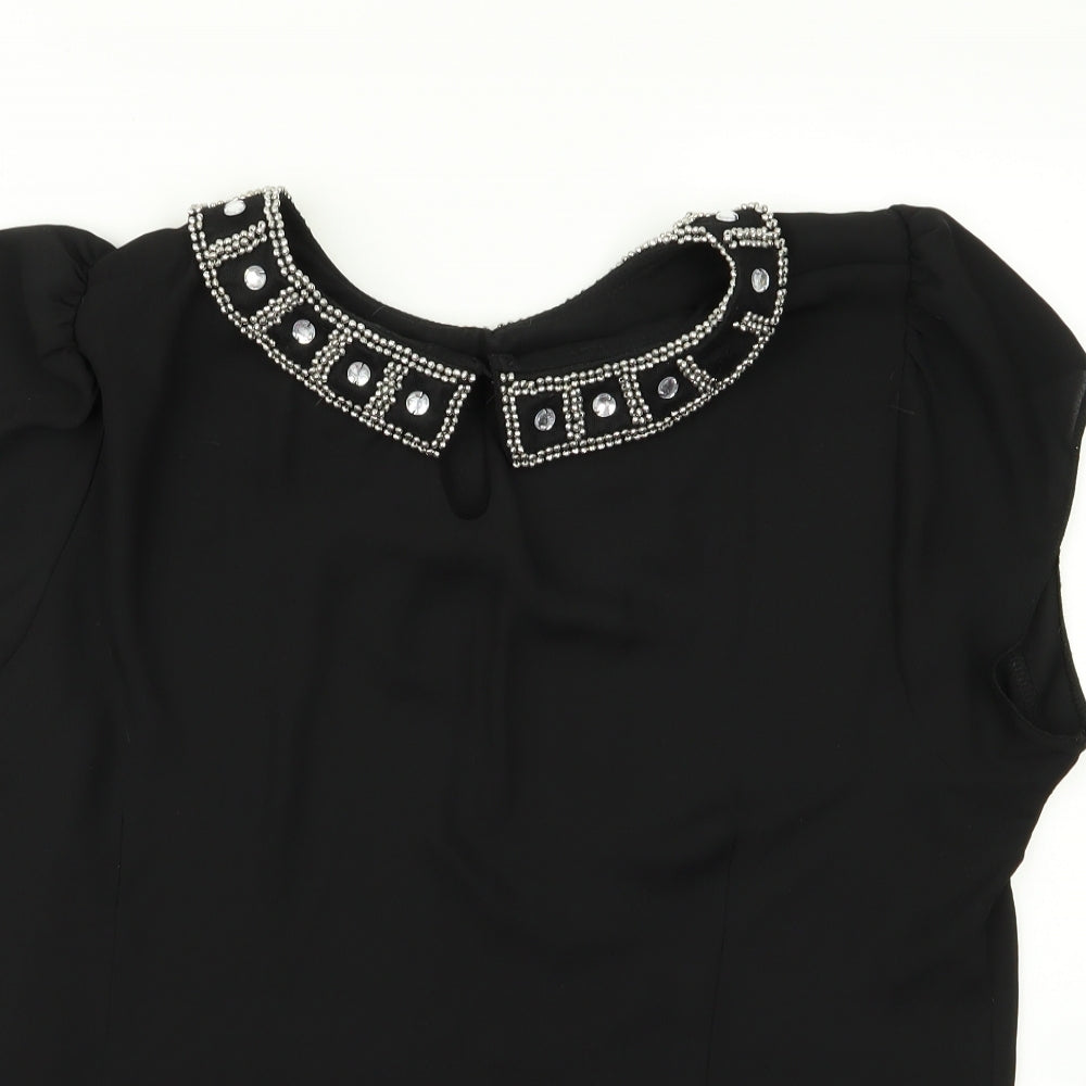 Wallis Womens Black   Basic Blouse Size 18