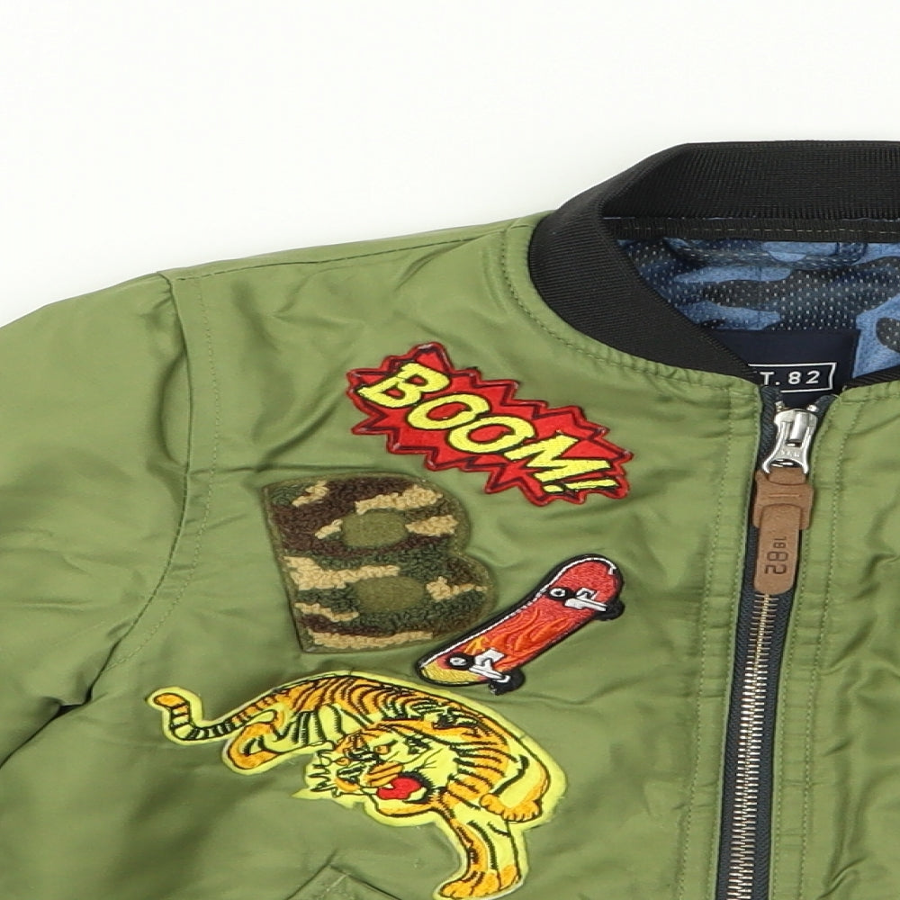 NEXT Boys Green   Bomber Jacket Jacket Size 5 Years