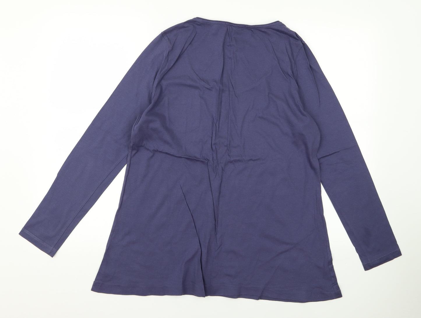 George Womens Purple   Basic T-Shirt Size 16