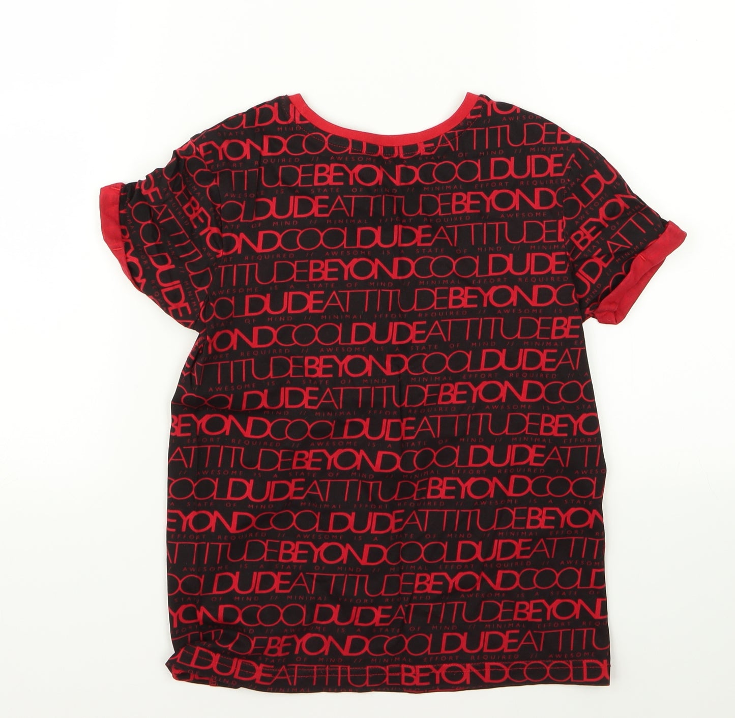 George Boys Red   Basic T-Shirt Size 8 Years