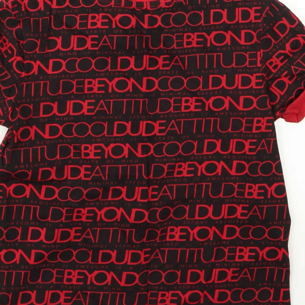 George Boys Red   Basic T-Shirt Size 8 Years